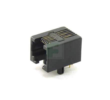 Разъем MTJ-665X1 Adam Tech, 6P6C, сквозное отверстие