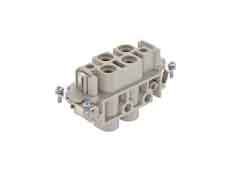 09380062711 HARTING - Вставка гнездовая Han K 4/0, 4/0 полюса, винт