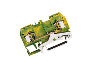 Клеммная колодка WAGO 281-907, 1 полюс, DIN-рейка, 28-12 AWG