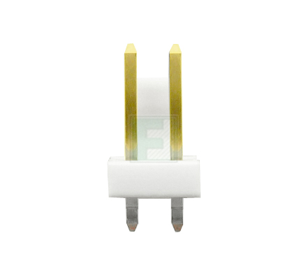 Разъем TE Connectivity 641119-2, 2 контакта, шаг 3.96мм, пайка, выводной