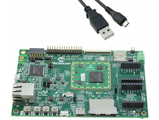 ATSAMA5D27-SOM1-EK1 от Microchip: отладочная плата ARM Cortex-A5 с Wi-Fi/Bluetooth
