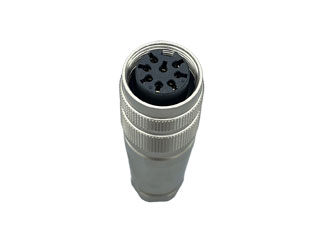 Разъем DIN NorComp 878-008-203RKT1 M16, 8 контактов, IP67, кабельный