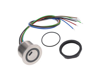 Кнопка SCHURTER 3-135-363: Моментальное действие, 100мА, RGB LED