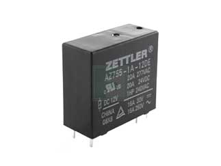 Реле AZ755-1A-5DE American Zettler 5В 20А SPST