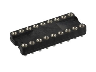 Разъем DIP Mill-Max 214-44-318-01-670800, 18 контактов, шаг 2.54мм