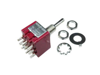 Тумблер SW-T2-6E-B-A2-M3 Adam Tech 3PDT 6A 125В