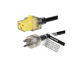Шнур питания 3-102-524 VAC19KS 15A 125В NEMA 5-15P - IEC 320-C19