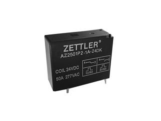 AZ2501P1-1A-24DW Реле силовое 24В, 50А, SPST-NO