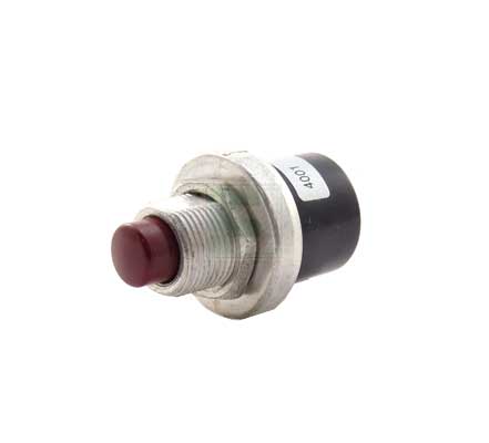Кнопка Grayhill 4001, SPST, 220VAC, кратковременная, красный колпачок