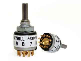 56BP30-01-4-03N Grayhill Поворотный Переключатель, 4P3T, 30°, 200мА